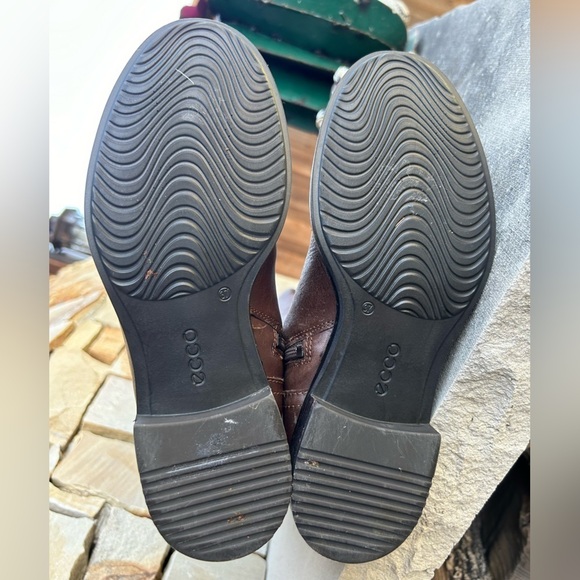 Ecco Sartorell 25 women’s knee high riding cocoa brown boots Sz-37(6.5) K - Picture 12 of 13